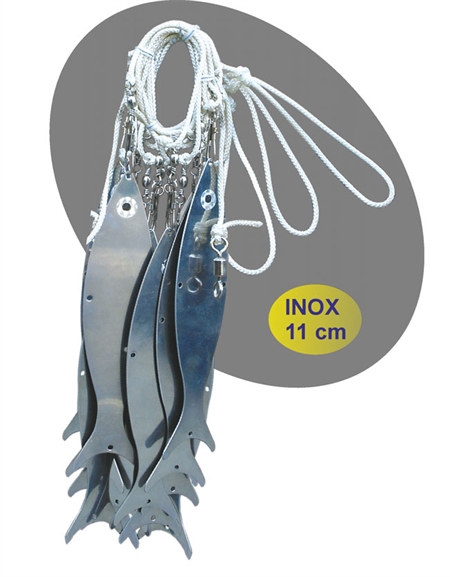 Χταποδιέρα Technofish με Ανοξείδωτα Ψαράκια 11cm 1854