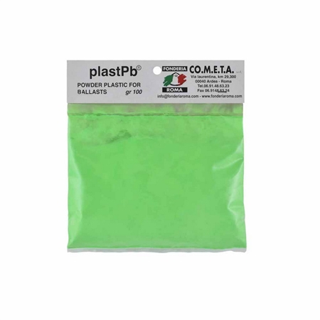 Βαφή πλαστικοποίησης σε σκόνη πράσινη Fonderia Roma Plast PB 38.80.05.643
