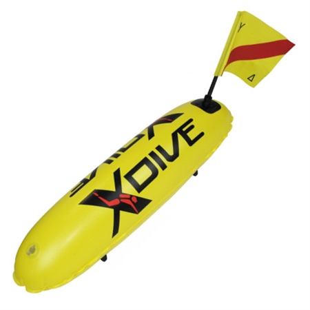 Σημαδούρα μακρόστενη κίτρινη X-Dive PVC 65001