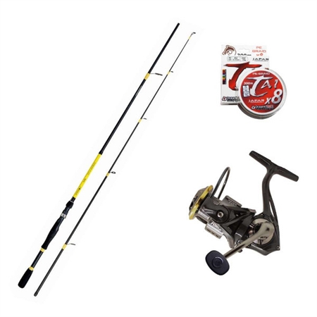Combo Spinning Robinson Powerflex 270 10-30 + Oceanic Team Force 4000 + Nήμα Oceanic Team Tai 120m CO.SPIN41
