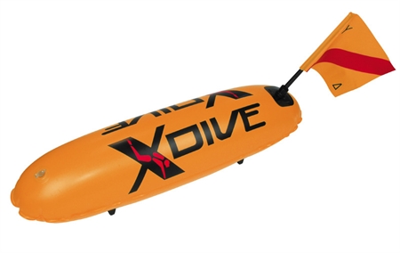 Σημαδούρα μακρόστενη πορτοκαλί X-Dive PVC 65003
