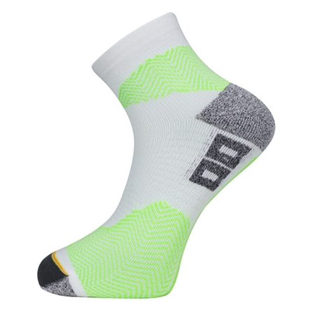 Κάλτσες Τεχνικές για Τρέξιμο Λευκό-Πράσινο Comodo Running Socks RUN1 80007WG