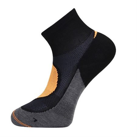 Κάλτσες Τεχνικές για Τρέξιμο Μαύρο-Πορτοκαλί Comodo Running Socks RUN4 80030BO